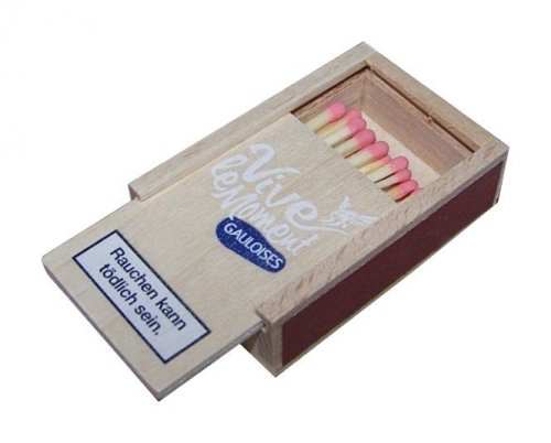 Wooden match box
