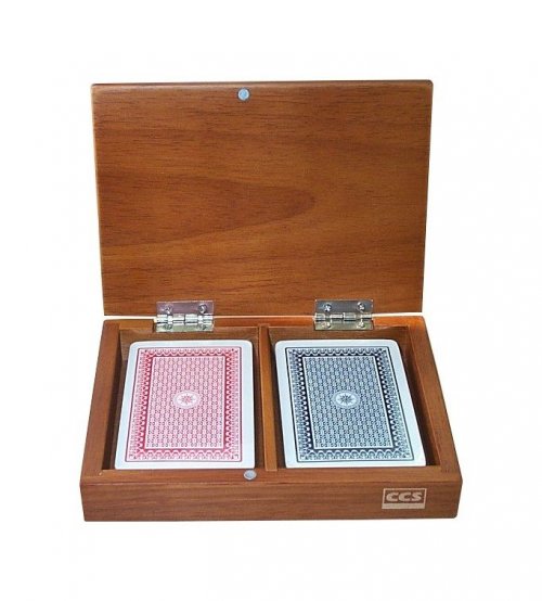 Wooden card box
